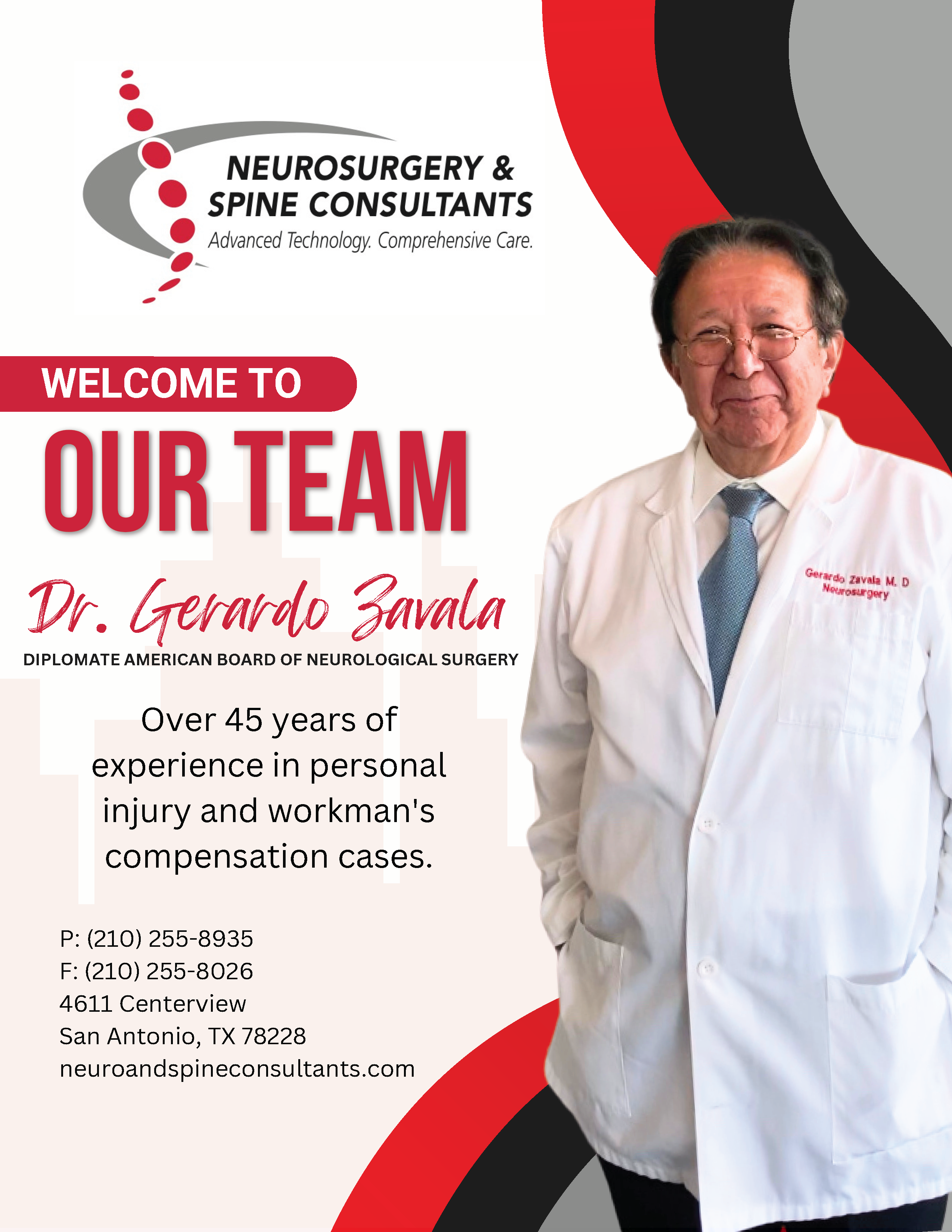 Gerardo Zavala, Sr., MD - Neurosurgery & Spine Consultants