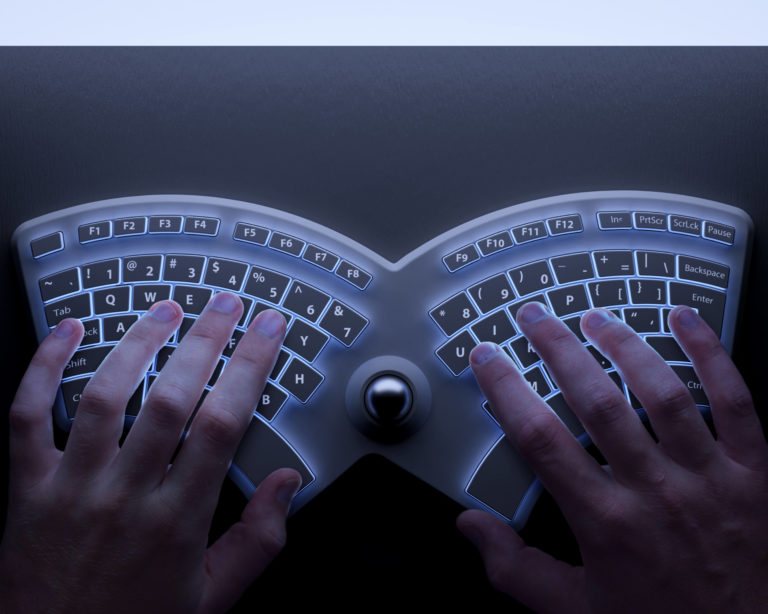 Typing with an Ergonomic Keyboard Neurosurgery & Spine Consultants